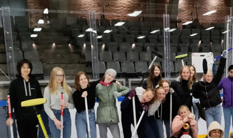 Skolecurling går i gang i Curling Club Odin,  Vojens