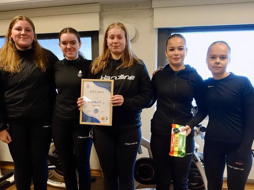 Junior damelandsholdet i finalen i EJCT Oslo