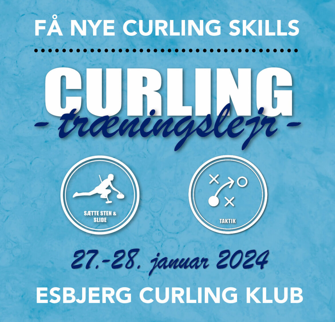 Vær med på træningslejren i Esbjerg 27.-28. jan. 2024